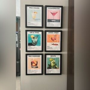 ❌TRENDY BAR DECOR- Super cute list all ingredients